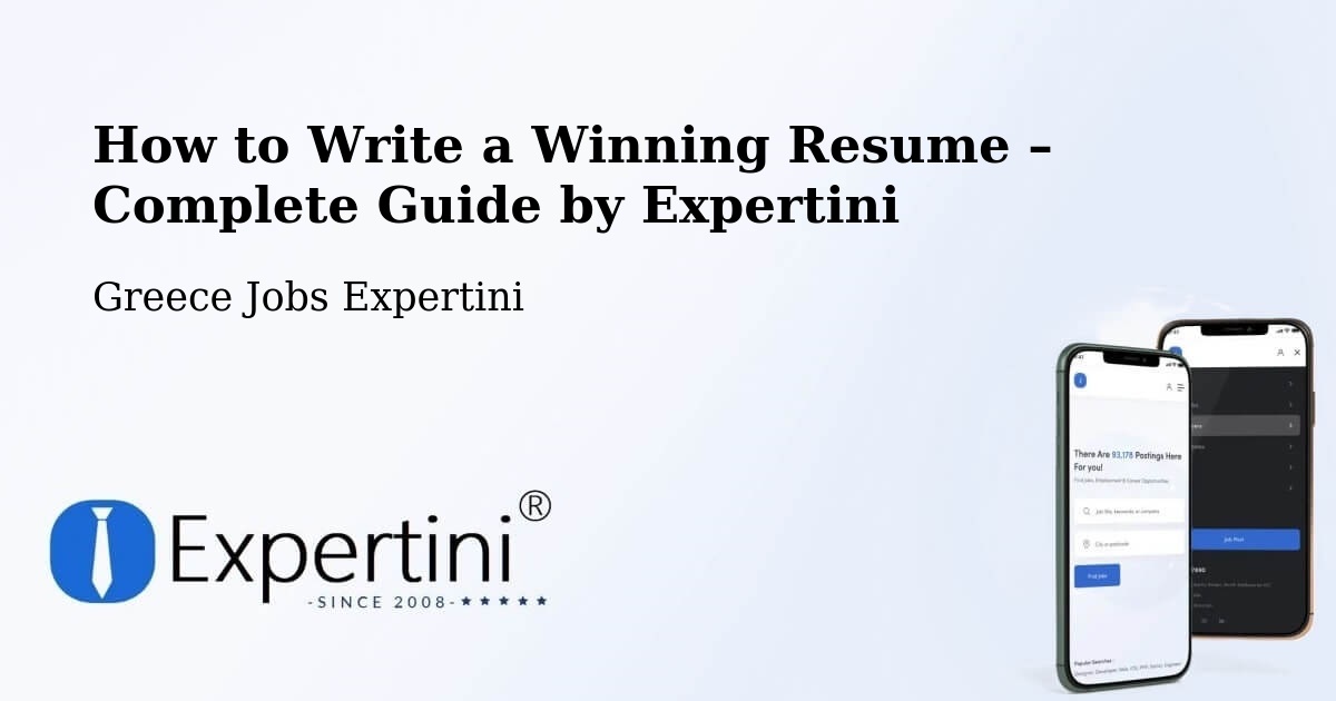 Resume Writing Guide for Job Seekers – Pánormos - Pánormos, Greece Jobs Expertini