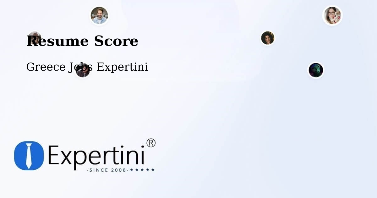 Resume Score & Job Description Match Tool – Pánormos - Greece Jobs Expertini